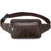 Сумка Vintage На пояс Коричневая (14727)