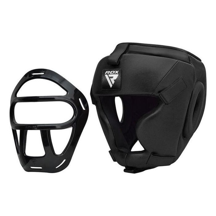 Боксерский шлем RDX T1 Grill Full Black XL (HGR-T1FB-XL) изображение 6