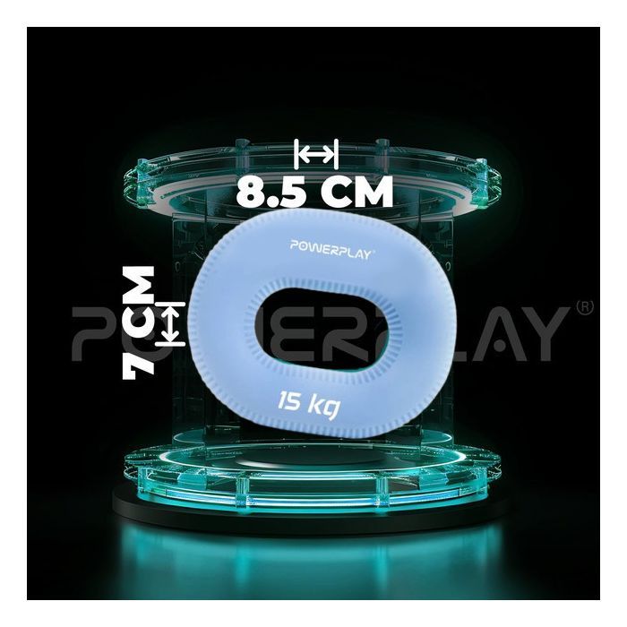 Эспандер PowerPlay PP-4336 Hand Grip Light 15 кг Блакитний (PP_4336_Blue_15kg) изображение 9