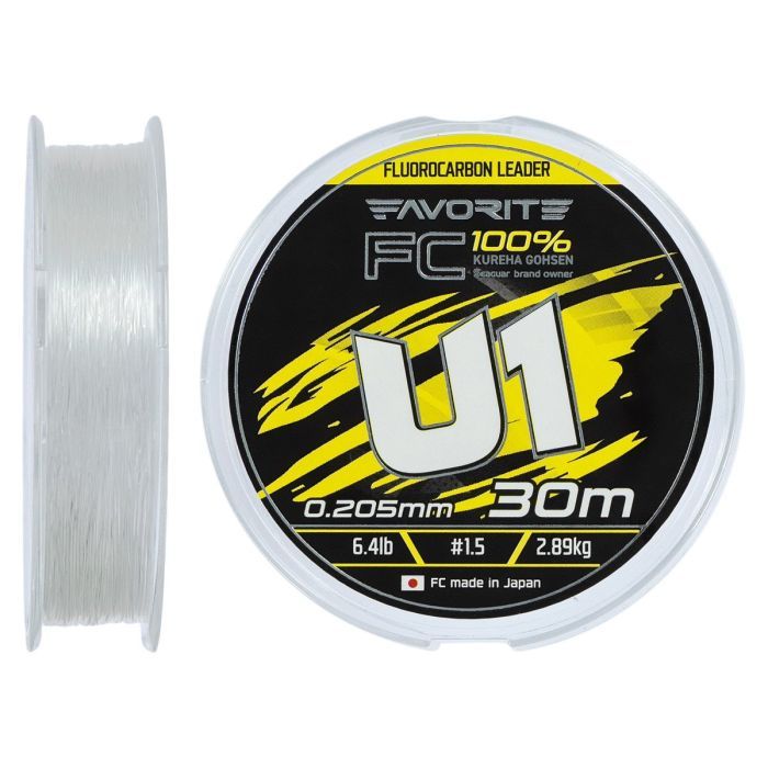 Флюорокарбон Favorite U1 FC 30m 3.0/0.285mm 13.2lb/5.97kg (1693.12.14)