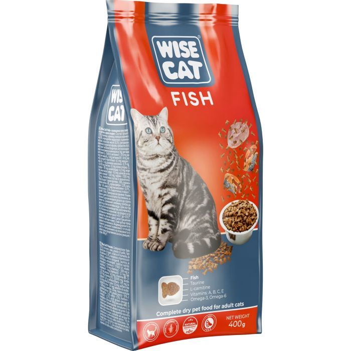 Сухой корм для кошек Wise Cat Fish 400 г (4820111141739) изображение 2