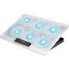 Підставка до ноутбука IceCoorel 10-15.6", 6*60mm 580 RPM, 2*USB, 350x225x26mm, Silver (A19) зображення 2