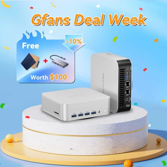 Компьютер GEEKOM Mini PC A8 / Ryzen7 8745HS, 32, 1TB, Radeon 780M, W11Pro (GMA8R78745HS-321T-EU) изображение 11