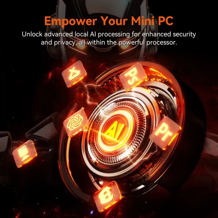 Компьютер GEEKOM Mini PC A8 / Ryzen7 8745HS, 32, 1TB, Radeon 780M, W11Pro (GMA8R78745HS-321T-EU) изображение 7