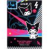 Кольоровий папір Kite А4 неоновий Kuromi (10 аркушів/ 5 кольорів) (HK24-252-2)