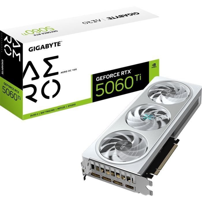 Видеокарта GIGABYTE GeForce RTX5060Ti 16Gb AERO OC (GV-N506TAERO OC-16GD) изображение 10
