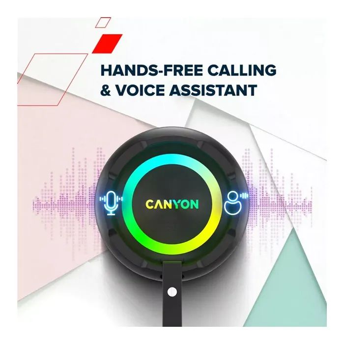 Акустическая система Canyon OnMove 11 Black (CNE-CBTSP11) изображение 8
