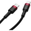 Дата кабель USB-C to Lightning 1.0m Cafule PD 20W red+black Baseus (CATLKLF-91) зображення 5