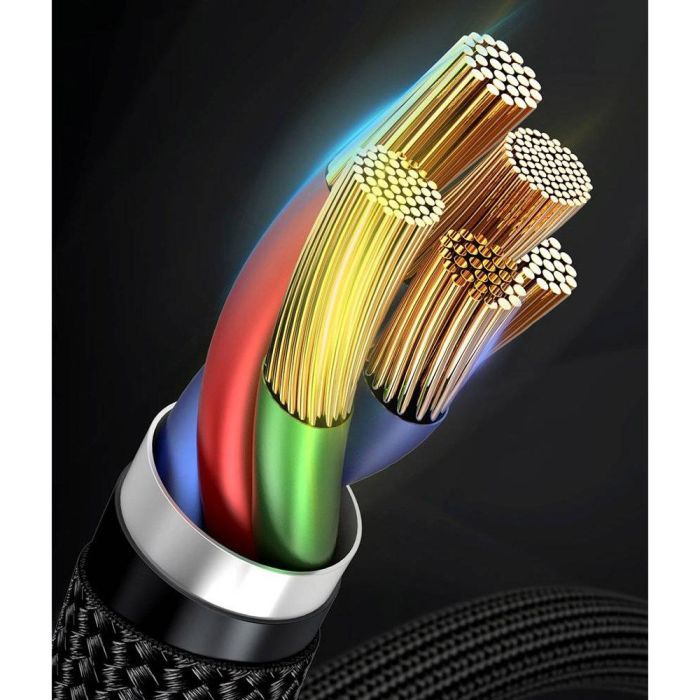 Дата кабель USB-C to Lightning 1.0m Cafule PD 20W red+black Baseus (CATLKLF-91) зображення 8
