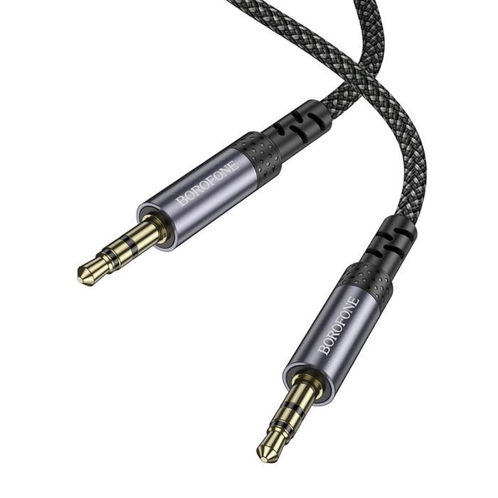 Кабель мультимедийный 3.5mm M to 3.5mm M grey BOROFONE (6941991118968) изображение 6