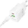 Зарядное устройство BOROFONE BN29 Fuente 1xUSB-C PD30W + 1xUSB QC3.0 White (6941991120329) изображение 5