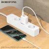 Зарядное устройство BOROFONE BN29 Fuente 1xUSB-C PD30W + 1xUSB QC3.0 White (6941991120329) изображение 8