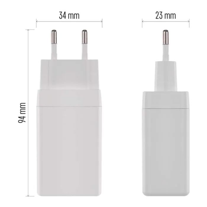 Зарядное устройство EMOS V05G65 1xUSB-A + 2xUSB-C PD65W GaN (V05G65) изображение 10