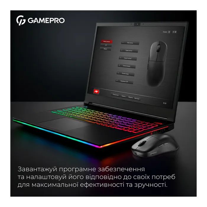 Мышка GamePro Asgard Loki Wireless/USB Black (GM022B) изображение 10