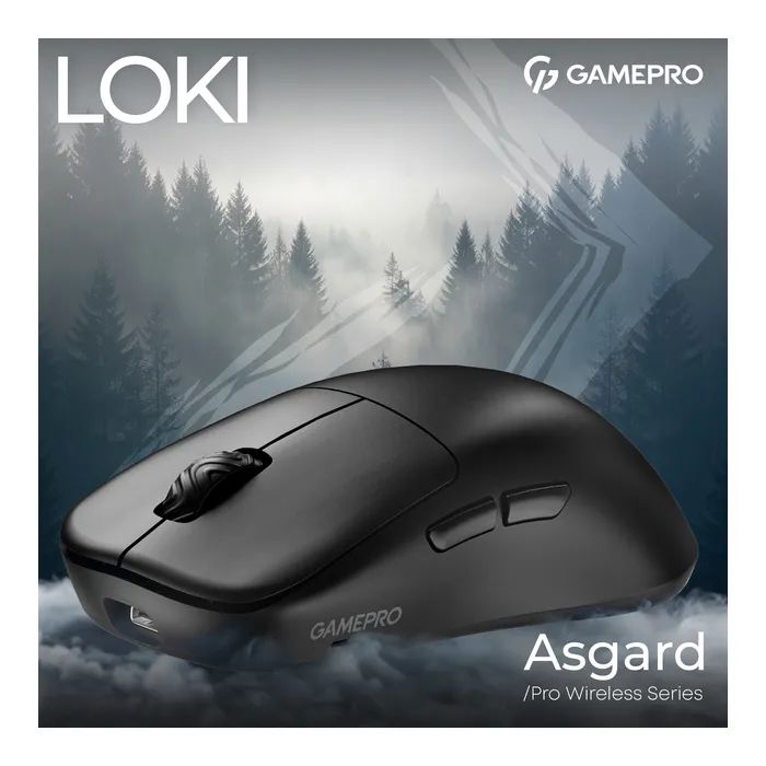 Мышка GamePro Asgard Loki Wireless/USB Black (GM022B) изображение 5
