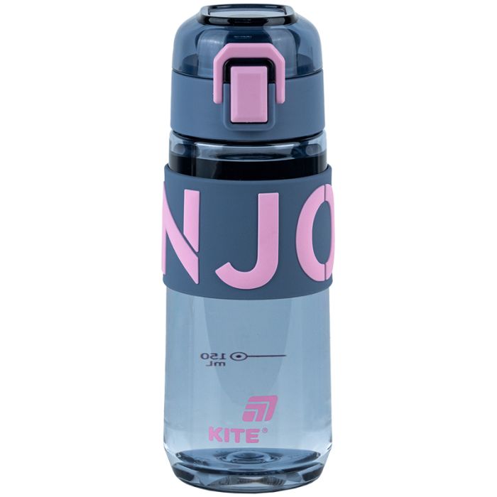 Бутылка для воды Kite 550 мл сіро-рожева (K25-1232-2)