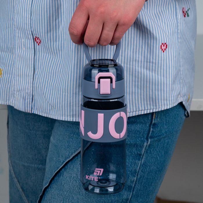 Бутылка для воды Kite 550 мл сіро-рожева (K25-1232-2) изображение 6