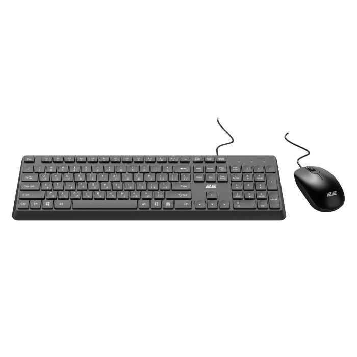 Комплект 2E MK405 USB UA Black (2E-MK405UBK) изображение 2