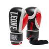 Боксерські рукавички Leone GN333 Logo WACS Black 10 унцій (GN333_Black_10oz)