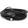 Дата кабель USB 2.0 AM/AF 10.0m ferrite black Voltronic (YT-AM/AF-10BL)