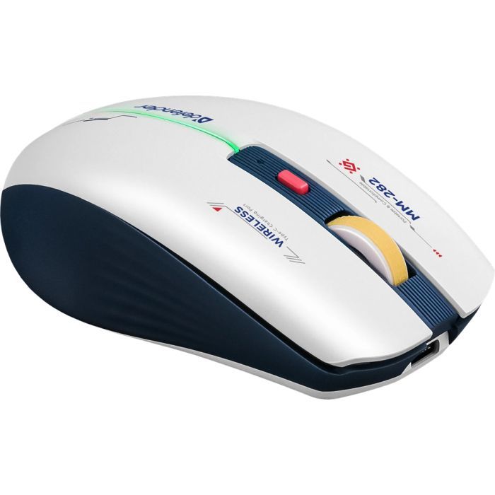 Мышка Defender Dila MM-282 Wireless White/Blue (52282) изображение 2