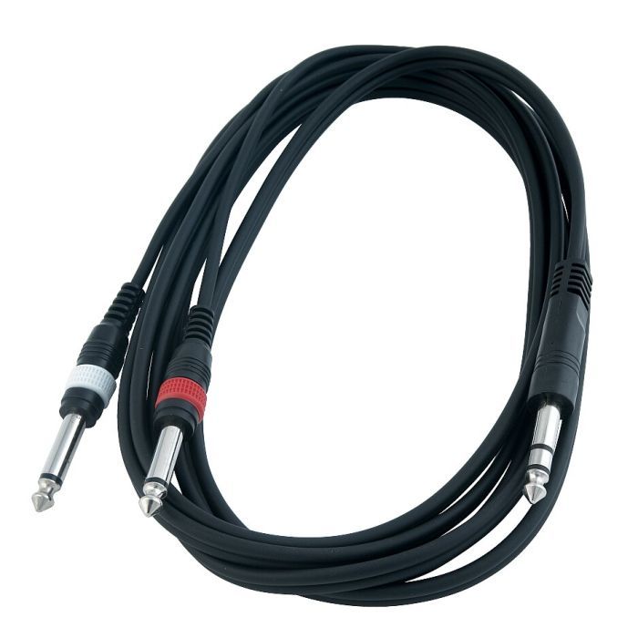 Інсертний кабель RockCable Patch Cable - TRS Jack to 2 x TS Jack (1.5m) (RCL 20922 D4) зображення 2