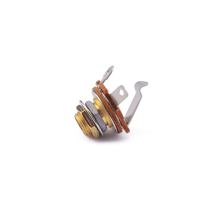 Вихідний роз'єм для гітари Paxphil 1/4 Output Jack (Gold) (JC12/2P)