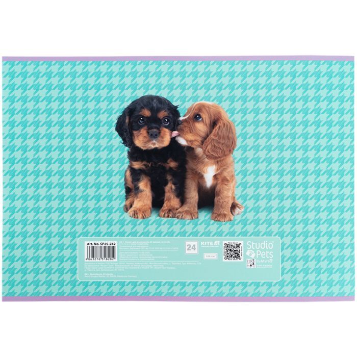 Альбом для рисования Kite Studio Pets, 24 листа (SP25-242) изображение 10
