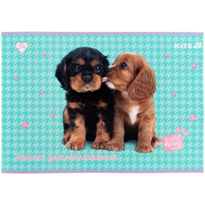 Альбом для рисования Kite Studio Pets, 24 листа (SP25-242) изображение 9