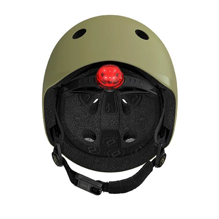 Шлем Scoot&Ride оливковий з ліхтариком 45-51см (SR-181206-OLIVE) изображение 6