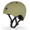 Шлем Scoot&Ride оливковий з ліхтариком 51-53см (SR-190605-OLIVE)