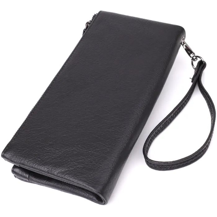 Гаманець ST Leather Шкіряний Чорний (23111) зображення 2