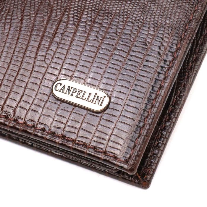 Портмоне Canpellini З натуральної шкіри Коричневе (21869) зображення 5