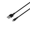 Дата кабель USB 2.0 AM to Lightning 1.0m 3A black XO (NB112-i-BK) изображение 2