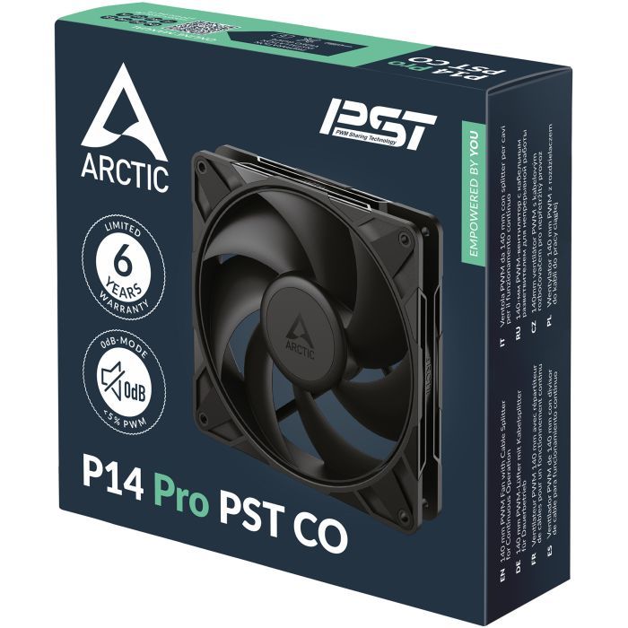 Кулер для корпуса Arctic P14 PRO PST CO (ACFAN00316A) изображение 5