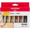 Акрилові фарби Royal Talens AMSTERDAM METALLIC, 6*20 мл (8712079451110)