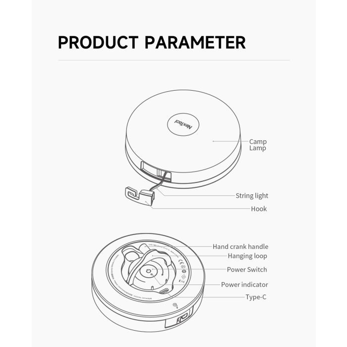 Фонарь NexTool Milky Way, біла (10 метрів) (NE20288) изображение 9