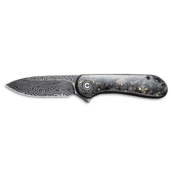 Нож Civivi Elementum, Damascus, Carbon Fiber/G10 (C907DS)