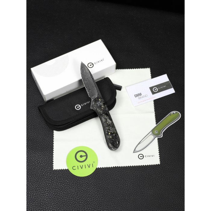 Нож Civivi Elementum, Damascus, Carbon Fiber/G10 (C907DS) изображение 9