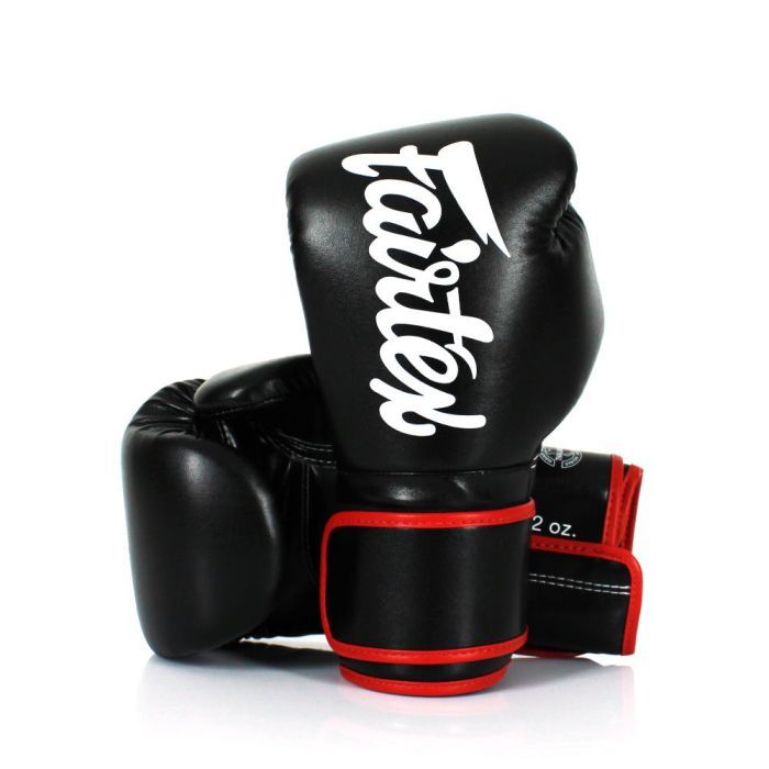 Боксерские перчатки Fairtex BGV14 Black 14 унцій (бинти в комплекті) (BGV14_14oz_Black) изображение 2