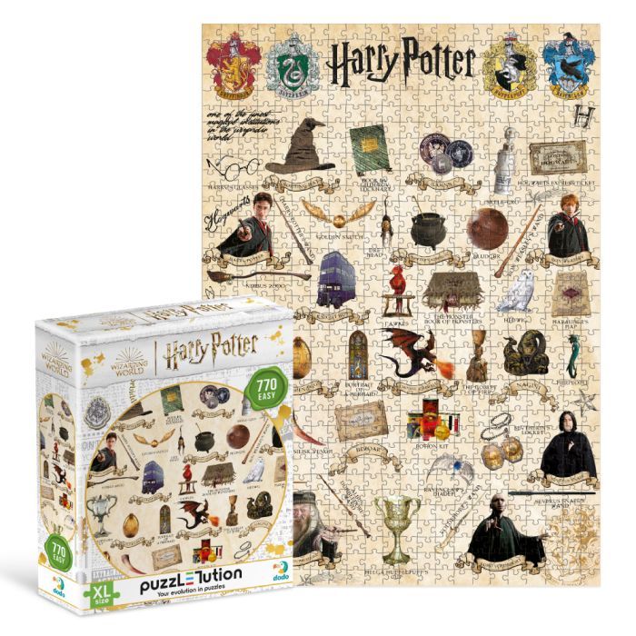 Пазл DoDo Easy-XL «Harry Potter. Посібник для чарівників», 770 елементів (200569) зображення 2