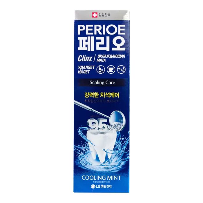 Зубна паста LG Perioe Clinx Cooling Mint Toothpaste 120 г (8801051072839) зображення 3