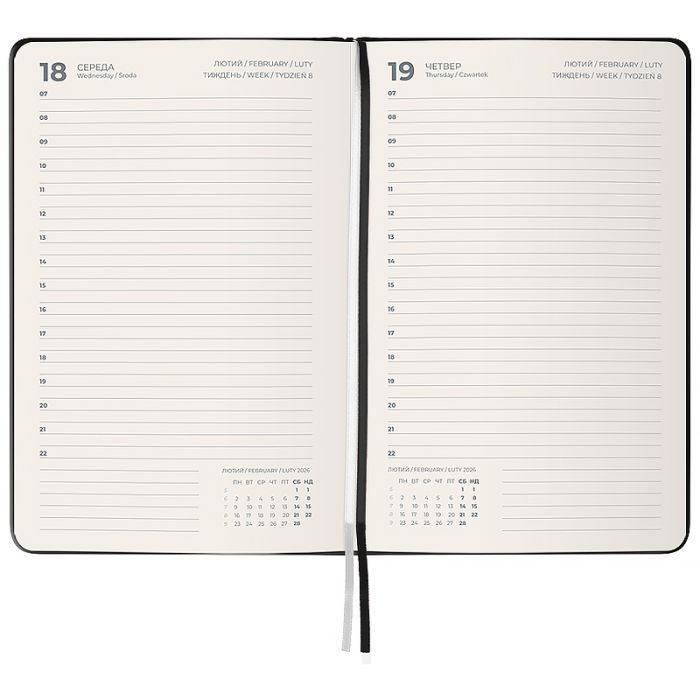 Еженедельник Axent датированный 2026 Grand Strong, 195х255, синий (8830-26-02-A) изображение 3 Еженедельник Axent датированный 2026 Grand Strong, 195х255, синий (8830-26-02-A) изображение 3