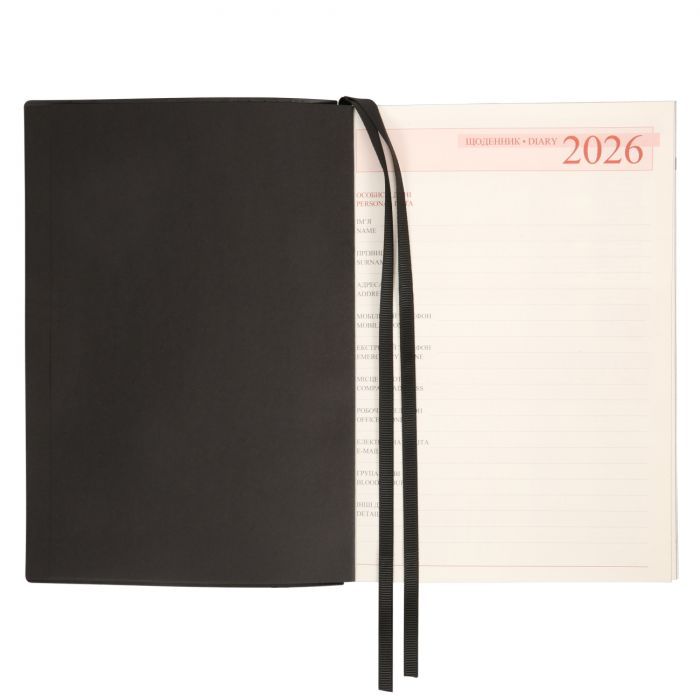 Тижневик Leo planner А5 датований 2026 "Velvet", м‘який, темно-зелений, 368 сторінок (252637) зображення 4