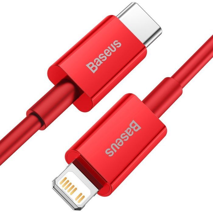 Дата кабель USB-C to Lightning 1.0m 20W red Baseus (CATLYS-A09) изображение 2