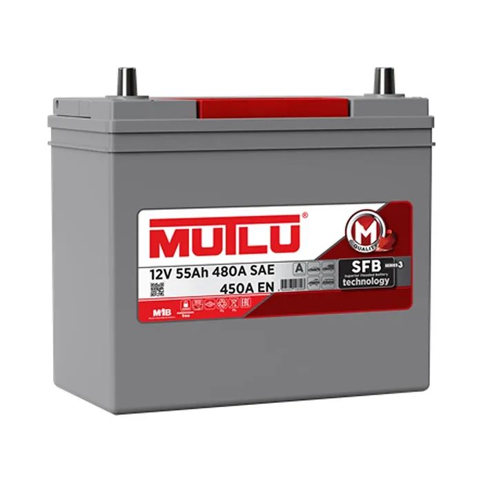 Аккумулятор автомобильный MUTLU 6СТ-55 (0) Asia SFB B24.55.045.E