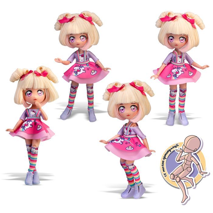 Лялька 4SF Manga Dolls серії Hello Kitty – Цукерочка-єдиноріг (HKTF0400) зображення 6
