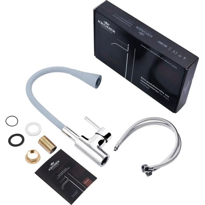 Смеситель Kroner Kuche-C031GRA (CV024336) изображение 9