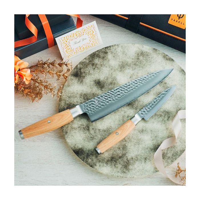 Кухонный нож Yaxell серія "Ketu" Limited addition для овочів 100 мм (34935L) изображение 2