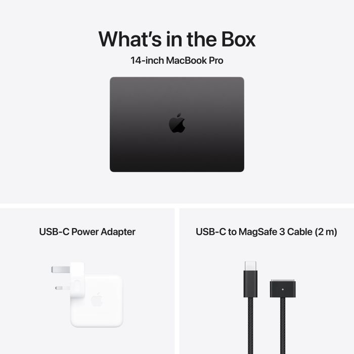 Ноутбук Apple MacBook Pro 14 A3434 M5 Space Black (MDE34UA/A) изображение 4 Ноутбук Apple MacBook Pro 14 A3434 M5 Space Black (MDE34UA/A) изображение 4